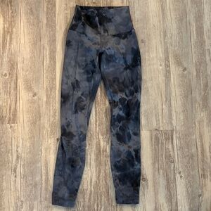lululemon athletica Black Tie-Dye Leggings